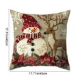 thumbnail image 4 of Christmas Pillow Covers 17.7x17.7 Inches Decorative Pillow Cases with Soft Fabric Hidden Zipper for Home Decor, 4 of 7