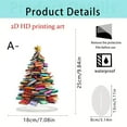 thumbnail image 3 of geerera Book Stack Christmas Tree, Acrylic Colorful Tree Desktop Decor, Literary Themed Desktop Decor, for Bookshelf Display, Gift Exchange, Reading Nook, 3 of 5