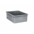 thumbnail image 2 of Quantum Storage DG93080GY Dividable Grid Storage Container, 22-1/2" L x 17-1/2" W x 8" H, Gray (Pack of 3), 2 of 3