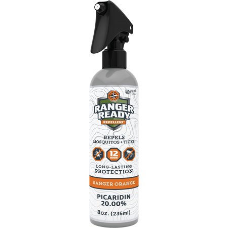 Ranger Ready Picaridin Insect Repellent, Ranger Orange Scent - DEET-Free Tick and Mosquito Repellent Bug Spray (8 Oz., Pack of 1)