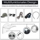 thumbnail image 5 of FloreceBien Vibbang - 10 ganchos autoadhesivos para colgar gorras de béisbol, para pared, sin necesidad de taladrar, organizador de estantes para gorras, sujeción fuerte, modernos colgadores para, 5 of 5