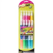 Puffy Pen Rainbow 3D Fabric Paint Pens Pack, 15 Piece