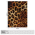 thumbnail image 4 of ARISTURING  Blanket - Gradient Leopard Print Throw Blanket - Fuzzy Lightweight Super Soft Flannel Cheetah Blankets for Couch, Bed, Sofa - Ultra Luxurious Warm and Cozy, 4 of 6