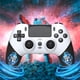 thumbnail image 4 of [Blanco] Controlador Juegos Inalámbrico Hall Rocker PS4 Con Función Somatosensorial Giroscopio Ejes Programación Macro [T48], 4 of 9
