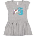 thumbnail image 3 of Inktastic I'm Three - Unicorn, 3rd Birthday Girls Toddler Dress, 3 of 5