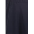 thumbnail image 4 of Women's Plus Size A-Line High Waist Elastic Band Pleated Solid Midi Skirt, 4 of 4