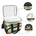 thumbnail image 6 of FORMRS Insulated Cooler Bag 24 Cans Capacity Soft Leakproof Lunch Box with Side Pockets, Red Glasses, 6 of 7