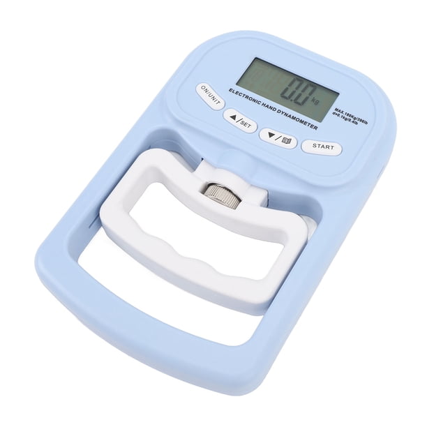Dinamómetro de Mano Electrónico de 396 Libras, Agrenador de Fuerza de Agarre Con Agarre Ajustable, Pantalla LCD Digital para Abrenamiento Deportivo