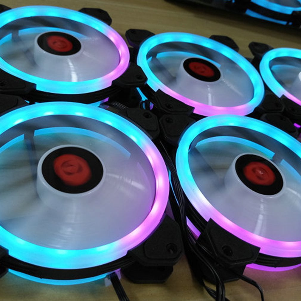 NEWLY Practical 12cm Desktop Computer Cooling Fan Silent Fan RGB