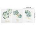 thumbnail image 1 of Pinta de Lona de Plantas Verdes de Estilo Nórdico, Pinta Decorativa Pintada A Mano de 3 Piezas de color de Pared Impermable, Núcle de Pinta decorativa para pinintura, 1 of 7