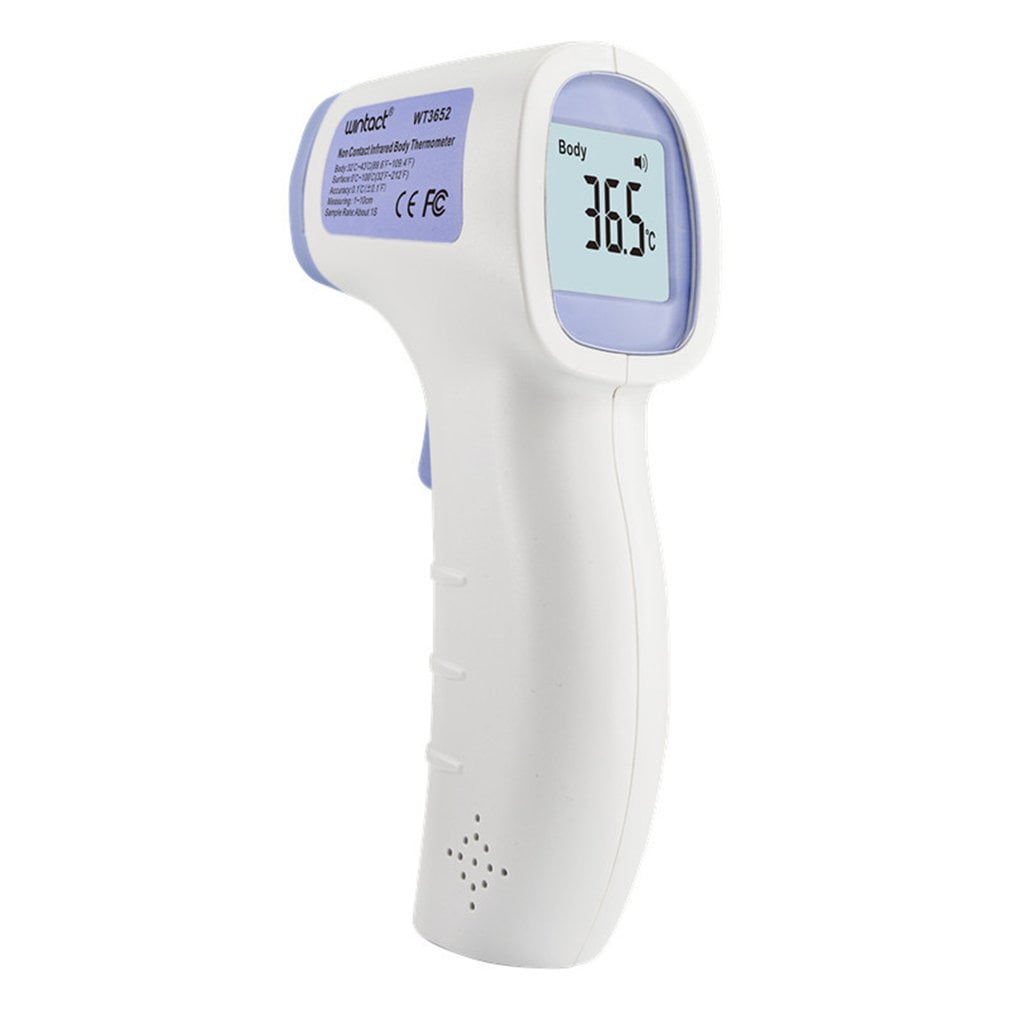 Infrared Forehead Contactless Thermometer with Instant Reading Adults LCD Display,High Temperature Alarm for Family Children and Baby
