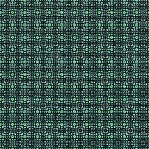 Ahgly Company Indoor Square Patterned DarkSlateGray or DarkSlateGrey Green Area Rugs, 4' Square