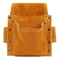 thumbnail image 1 of Bolsa de herramientas multifuncional para la cintura, de piel de vaca gruesa y portátil, para guardar herramientas., 1 of 14