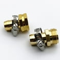 thumbnail image 5 of 2 Set Garden Hose Repair Connector Kit with Clamps, Fit for 3/4" or 5/8" Garden Hose Fitting, Male and Female Hose Adapter, Water Hose Repair Kit, 5 of 9