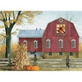 thumbnail image 5 of Automne Feuille Courtepointe Bloc Grange par Billy Jacobs Imprimé Art Bois Multicolore, 5 of 5