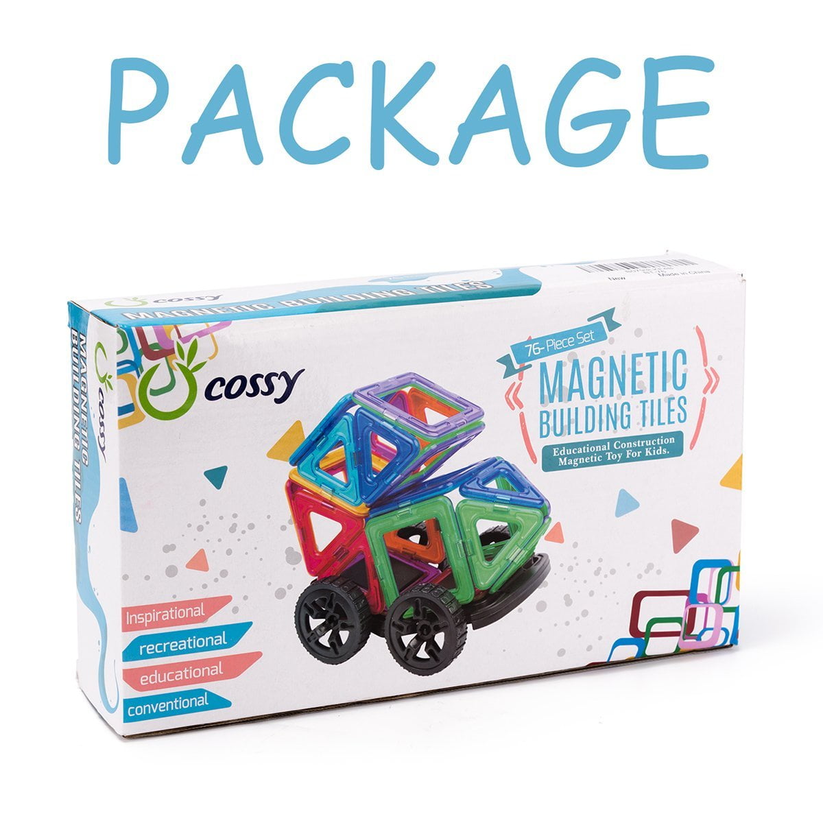 76pcs Educational Magnetic Sticks Building Blocks Toys Set Kids Children Gifts