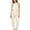 *Beige, variant on Women's Adjustable Strap Cropped Denim Overalls,Casual Loose Tapered Ankle Bib Jumpsuit with Pockets Blue,Women's Plus L
