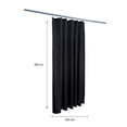 thumbnail image 3 of Cortina de Baño Mainstays Jaquard Negro 180x180 cm, 3 of 4