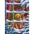 thumbnail image 1 of Pintura de diamante MACHAO para perro árbol de Navidad kit de arte 5D 12.0 x 16.0 in, 1 of 5