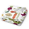 thumbnail image 3 of XMXY Fleece Throw Blanket for Couch, Vegetable Corn Tomato Food Lightweight Plush Fuzzy Cozy Soft Bed Blankets and Throws for Sofa, 40"x30" inches, 3 of 8