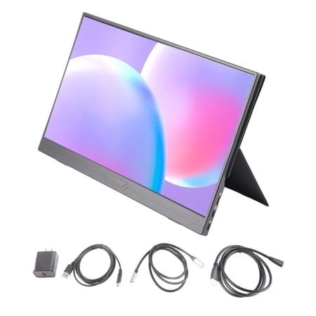 Portable Monitor,15.6in FHD Computer Display PFHDIPS Second Screen IPS ...