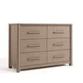 thumbnail image 2 of Art of Nursery by Storkcraft Malta 6 Drawer Dresser - Taupe, 2 of 12