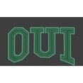 thumbnail image 4 of French Oui Adult Charcoal Crew Neck Short Sleeve Tee-Medium, 4 of 4