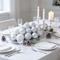 thumbnail image 4 of 16-Piece Christmas Ball Ornaments, Shatterproof Christmas Tree Decorations for Holiday Wreath, Window, Mantel and Party Home Decor, Silver, 4 of 10