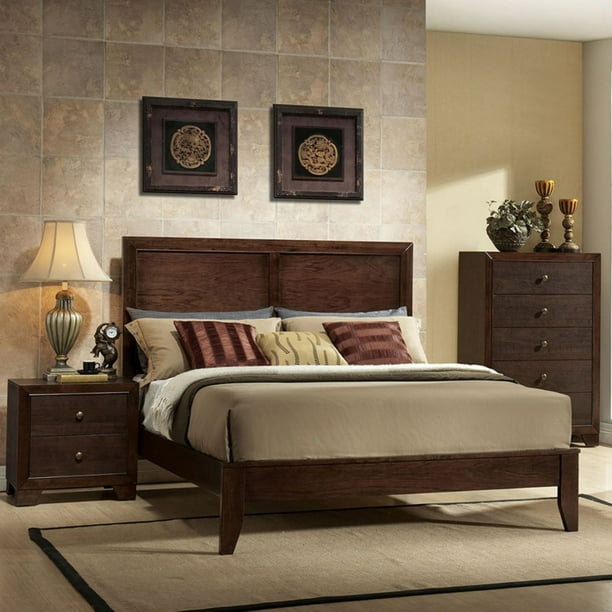 Acme Madison California King Panel Bed In Espresso Multiple Sizes Com Acme Madison California King Panel Bed, Espresso King Bed
