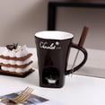 thumbnail image 6 of Ceramic Chocolate Fondue Cup with Candle Heating Stove, Cheese Melting Pot for Dessert, Snacks & Home Entertaining, Gift for Family & Friends, 6 of 8