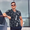 thumbnail image 4 of Balery Anchors and Lighthouse Camisa Polo de Hombre con Estampado, de Manga Corta y Tejido Medio, Camisa Tipo Golf Polo-XX-Large, 4 of 6