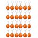 thumbnail image 1 of Paquete de 24 Llaveros de Baloncesto, Mini Llaveros de Pelota AntiestréS de Baloncesto, Llaveros de Pelota Deportiva, Premio de Escolar para NiñOs, 1 of 6