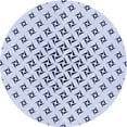 thumbnail image 1 of Ahgly Company Machine Washable Indoor Round Transitional Lavender Blue Area Rugs, 6' Round, 1 of 7