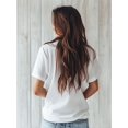 thumbnail image 2 of Women's St. Patrick's Day Four Leaf Clover Love Cartoon Print T-Shirt Fashion Short Sleeve Round-Neck Slm Fit Tops Summer Casual Streetwear, 2 of 6