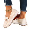 thumbnail image 4 of Willtoo Loafers For Women Slip‑On Chunky Platform Casual Flats Lightweight Non‑Slip Walking Shoes for Daily Wear, 4 of 5