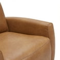 thumbnail image 4 of CHITA Power Glider Rocker Recliner with USB, Nursery Chair for Living Room, Faux Leather in Cognac Brown, 4 of 13