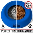 thumbnail image 3 of Cuenco para mascotas Franklin Pet Supply Travel Silicon, 800 ml, azul, 3 of 7