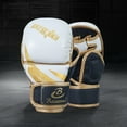 thumbnail image 4 of Peggybuy Demi-Doigt Gants de Boxe PU Gants de Formation en Cuir Accessoires de Formation de Boxe, 4 of 8