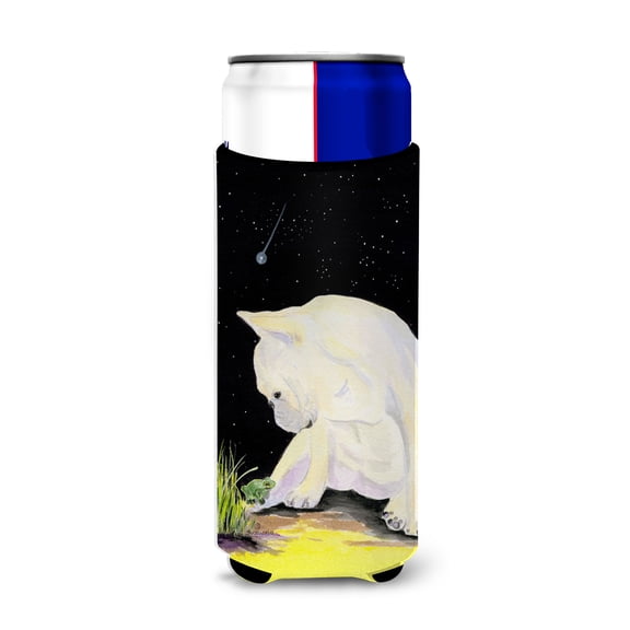 Caroline's Treasures SS8992MUK French Bulldog Ultra Hugger for slim cans, Slim Can, multicolor