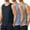 Light Blue/Gray Green/Navy Blue, variant on Pinspark Men's 3 Pack Workout Tank Tops Quick Dry Sleeveless Muscle Tee Gym Bodybuilding Fitness Shirts for Men