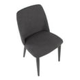 thumbnail image 6 of LumiSource Charcoal, Black Tintori Dining Chair - Set Of 2, 6 of 11