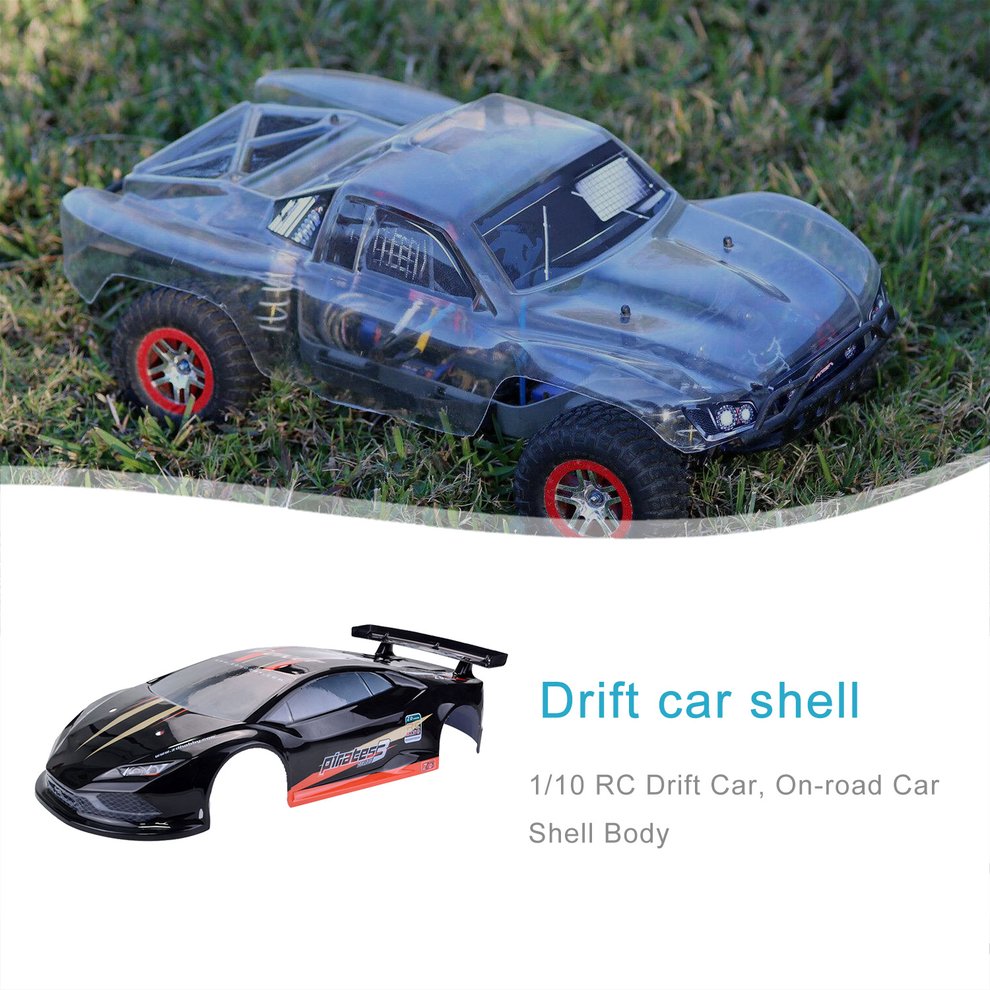 nbvmngjhjlkjlUK 1//10 RC Car Shell Karosserie 1//10 RC Car PVC Karosserie f/ür VRX R0100W R0155R RH1025 Rot Schwarz 1026//1003 Rot Schwarz