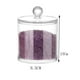 thumbnail image 3 of Set de bola de algodón acrílico transparente y dispensador de hisopos - Recipiente de almacenamiento de baño de 40 oz, organizador de 2 piezas para compresas de maquillaje y hilo dental, 3 of 6