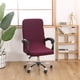 thumbnail image 1 of Solid Color Brushed High Elastic Chair Cover Soft And Comfortable Chair Seat Cover -proof And- Chair Slipcover Suitable For Dining Chair, 1 of 9
