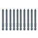 thumbnail image 1 of 10Pcs Electric Screwdriver Bits S2 Alloy Steel Blue with Magnetic Accessories 75 x 6.3mm, 1 of 5