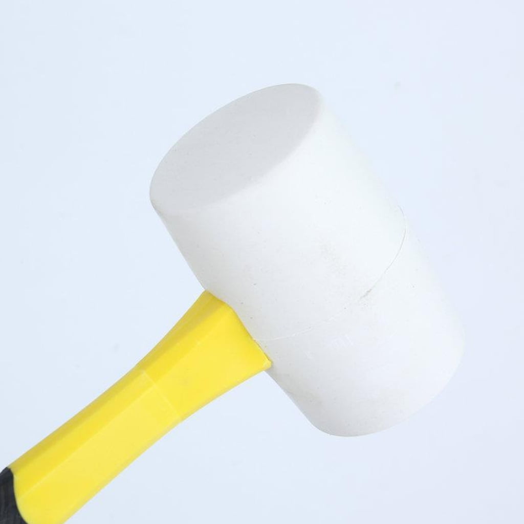 Lightweight Ergonomic Fiberglass Handle Rubber Hammer Nonslip Design 1000g For Professional Crafting And Home Repairs