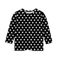 thumbnail image 4 of Grblisyd Girls Casual 3/4 Sleeve T Shirts Kids Cute Floral Print Crewneck Tops Fashion Tees Blouse, 4 of 4
