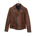 thumbnail image 6 of Pure Leather - Men's Easy Rider Motorcycle Lambskin Leather Jacket, 6 of 7