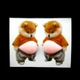 thumbnail image 7 of SSNTSY Anti-Scratch Protection Stickers - 2 Pcs Shiba Lnu Stickers - 3D Cute Cartoon Bellies Design - Universal for Car Door & Fridge Door, 7 of 7