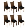 thumbnail image 1 of Kit 6 Sillas de Comedor 4290 Madesa Marrón/Negro, 1 of 4